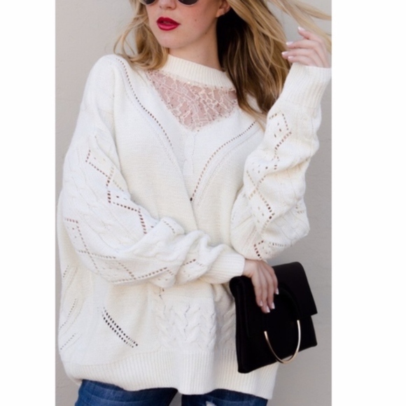 Softest Cream sweater - Picture 6 of 6